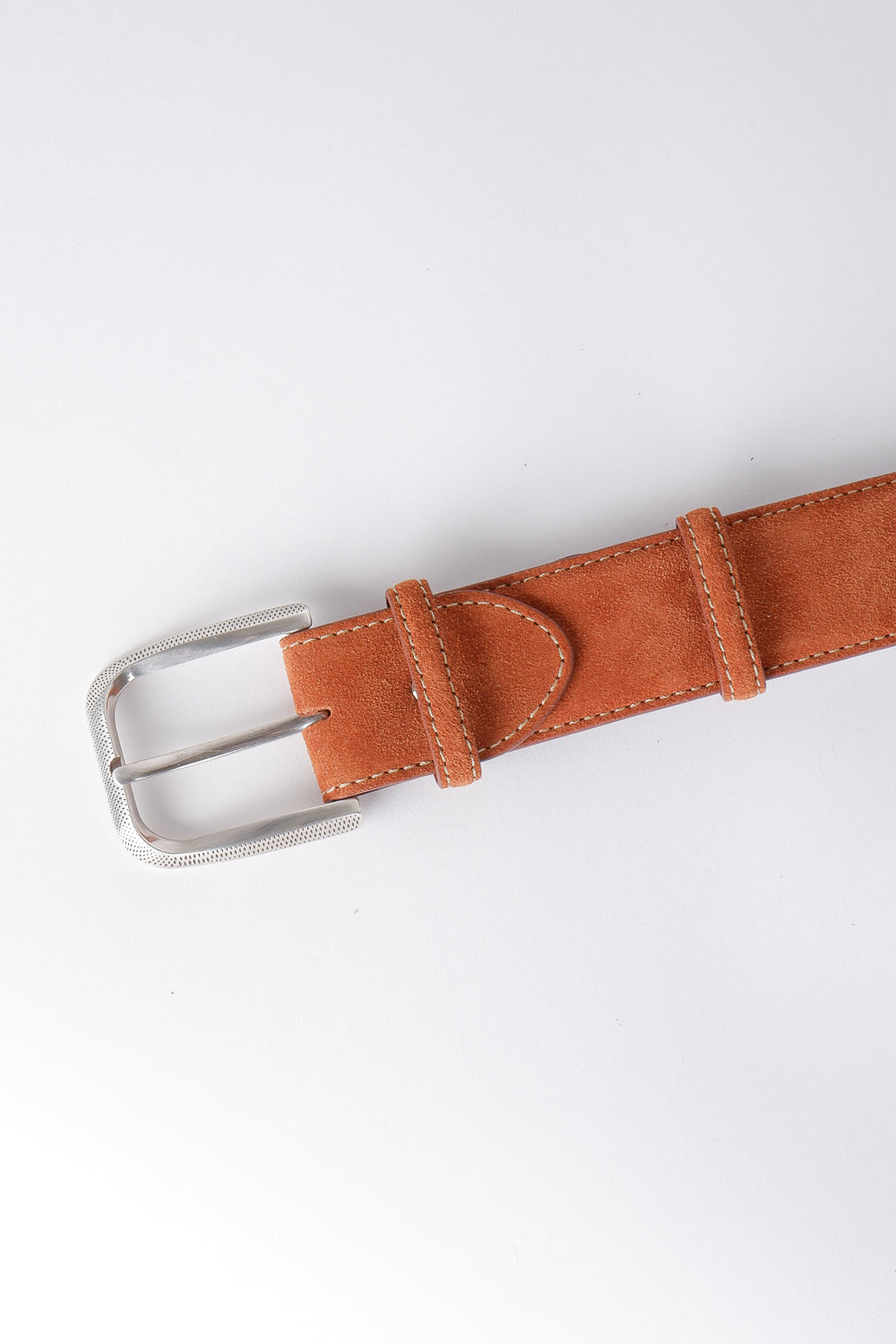 Suede Belt Tan