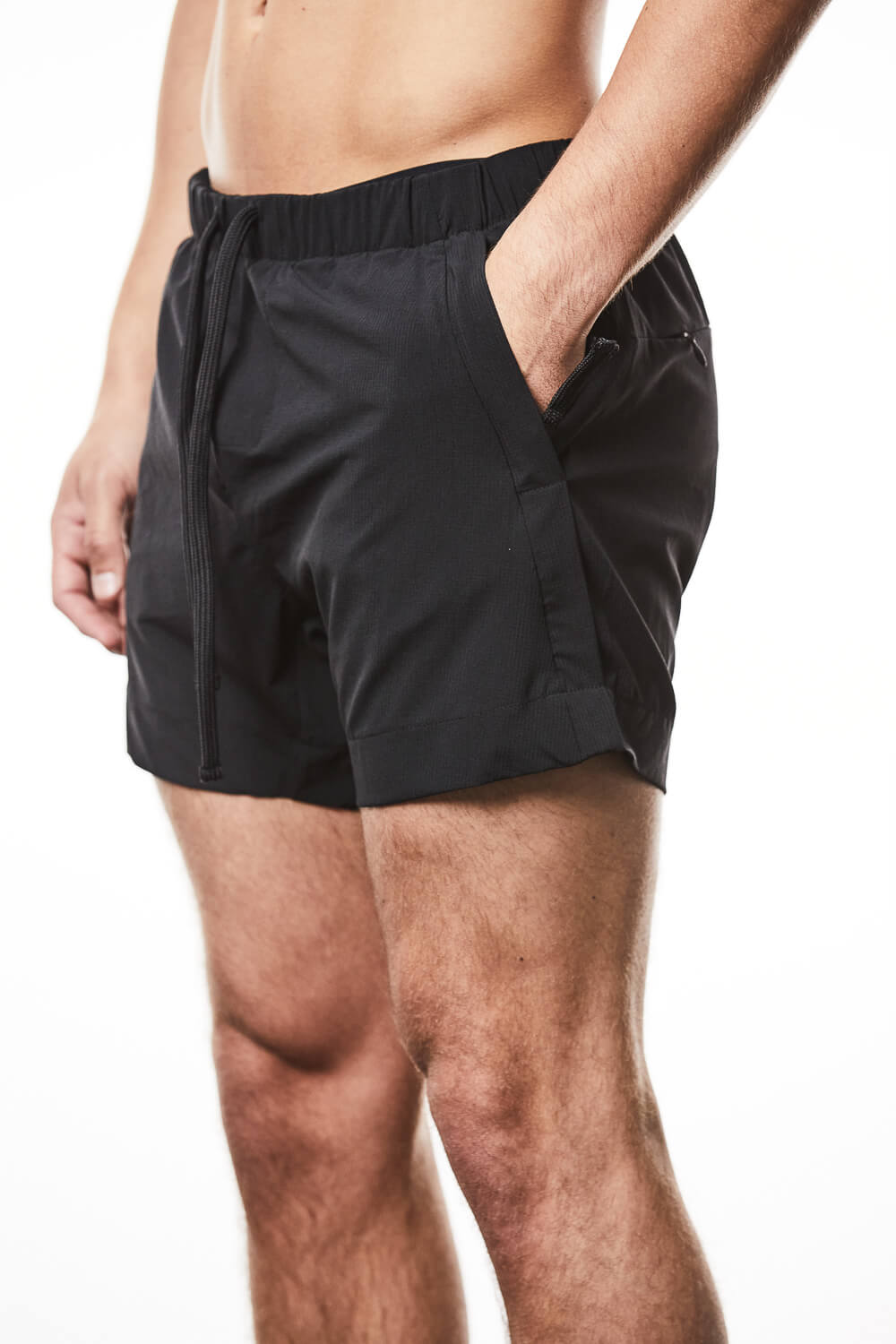 Swim 17 Drawstring Shorts Black