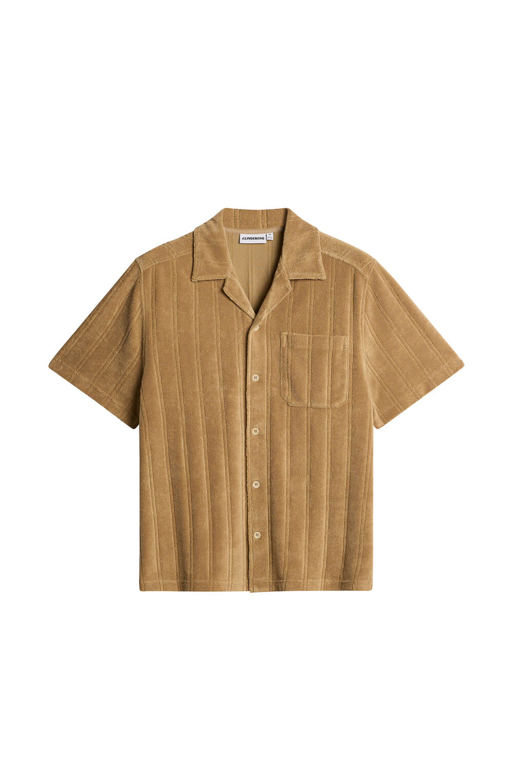 Ted Stripe Terry Shirt Camel