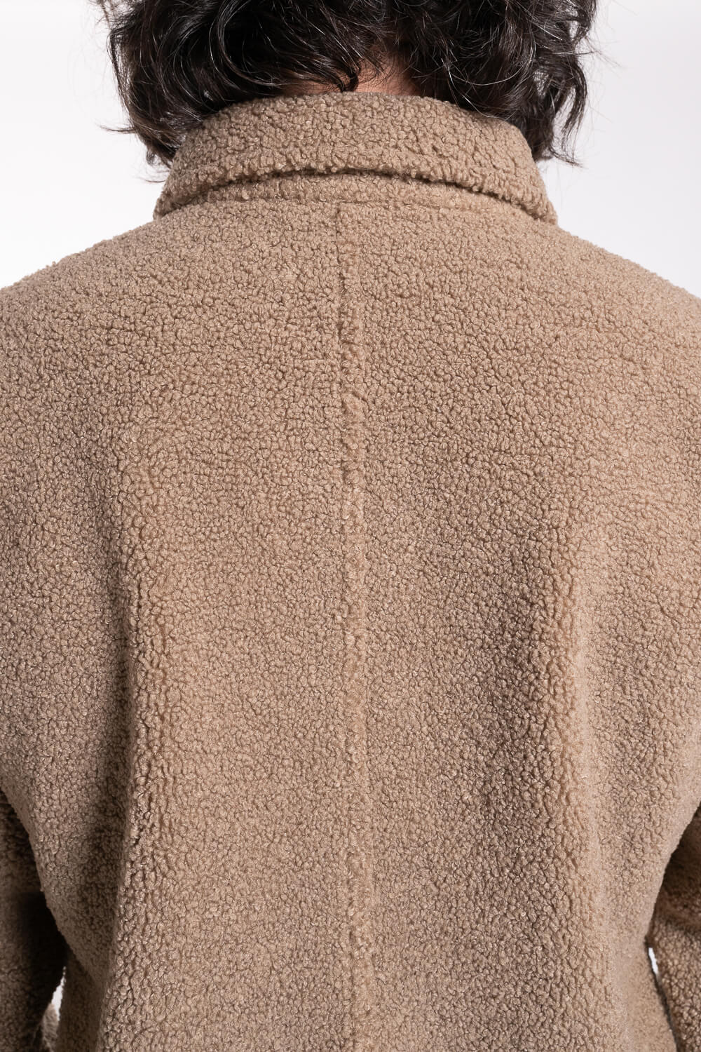 Teddy Towel Overshirt Sand