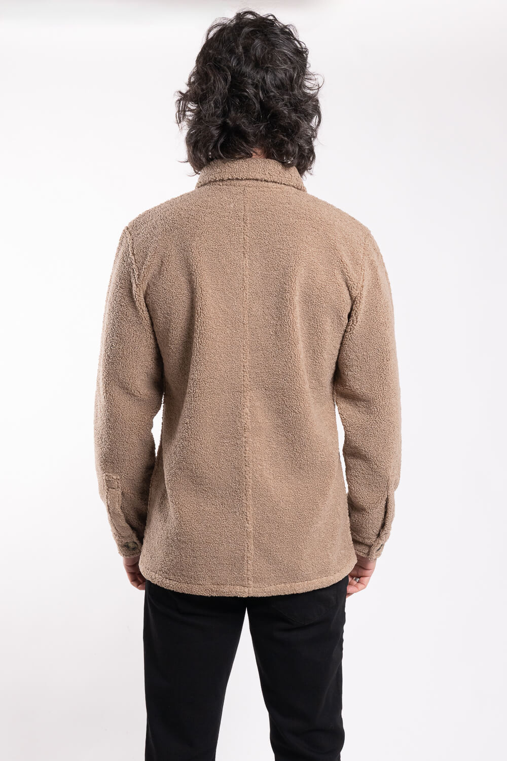 Teddy Towel Overshirt Sand