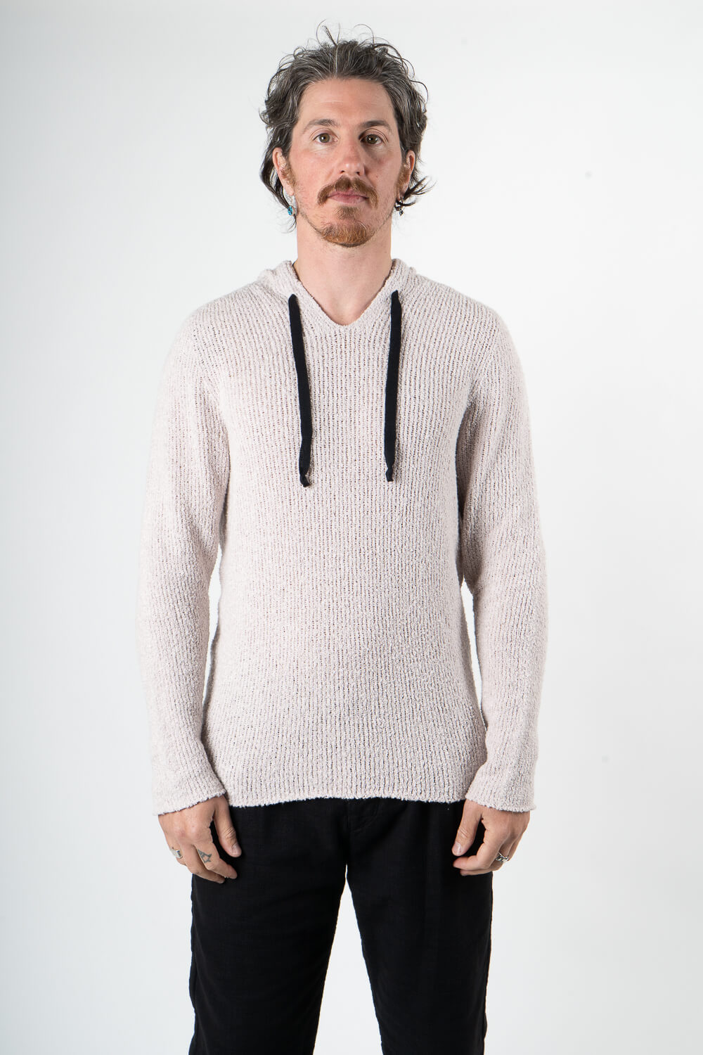 Ultra Soft Knitted Hoodie Pink
