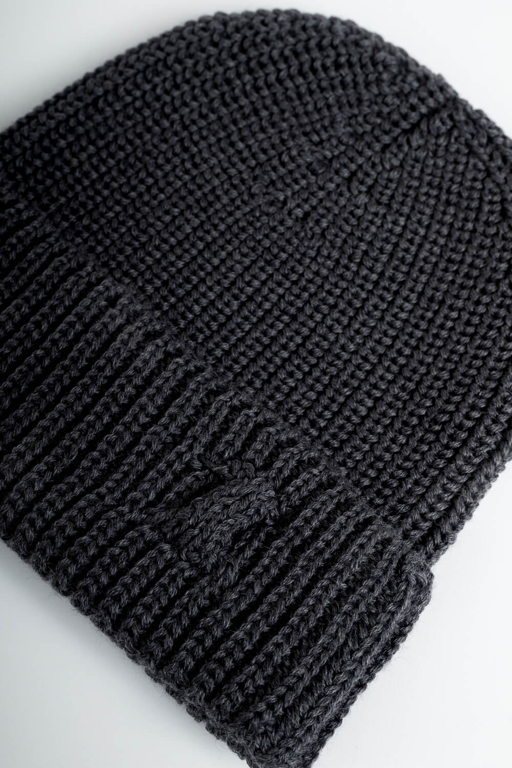 Ultra Soft Wool Beanie Black Charcoal