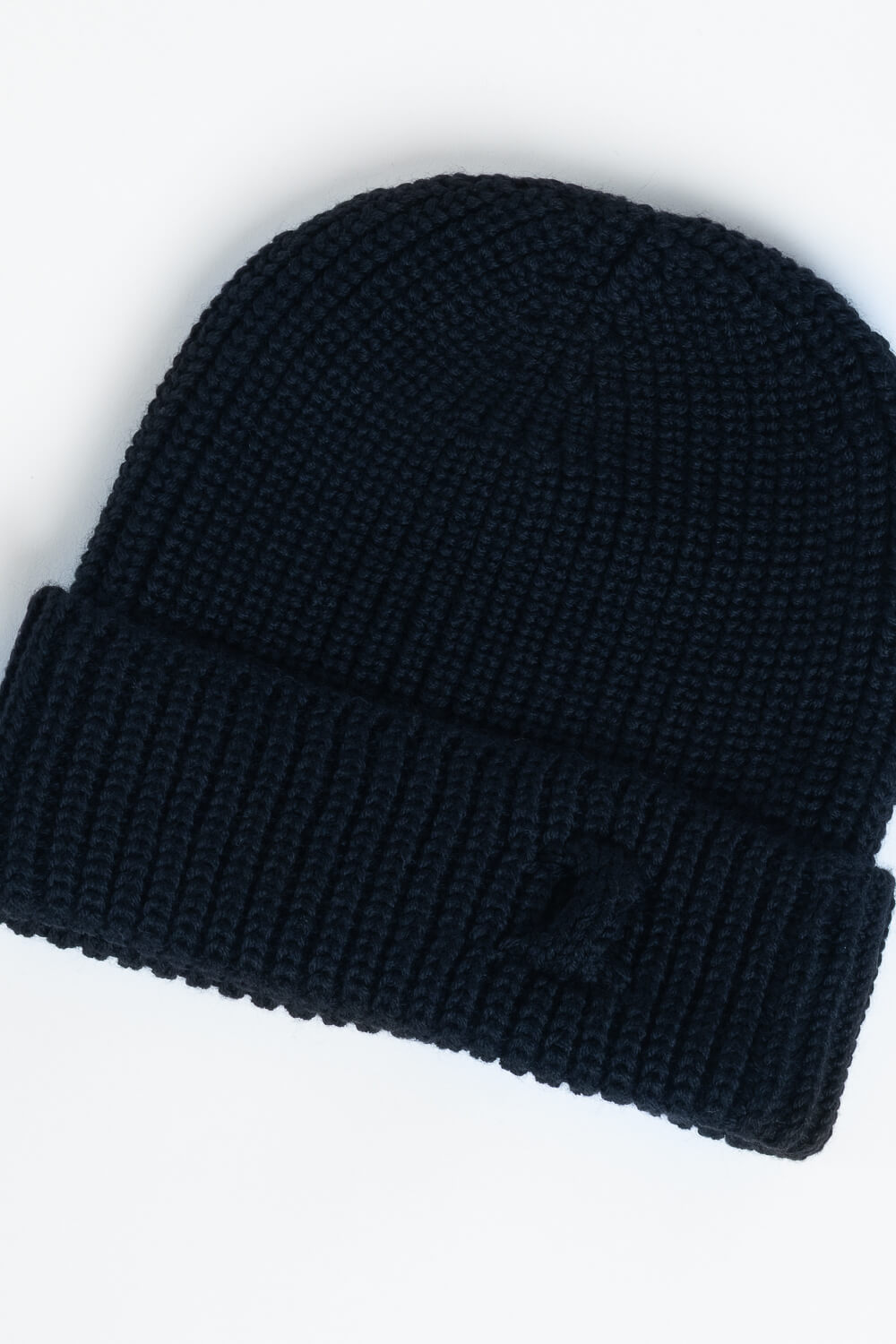 Ultra Soft Wool Beanie Black Navy