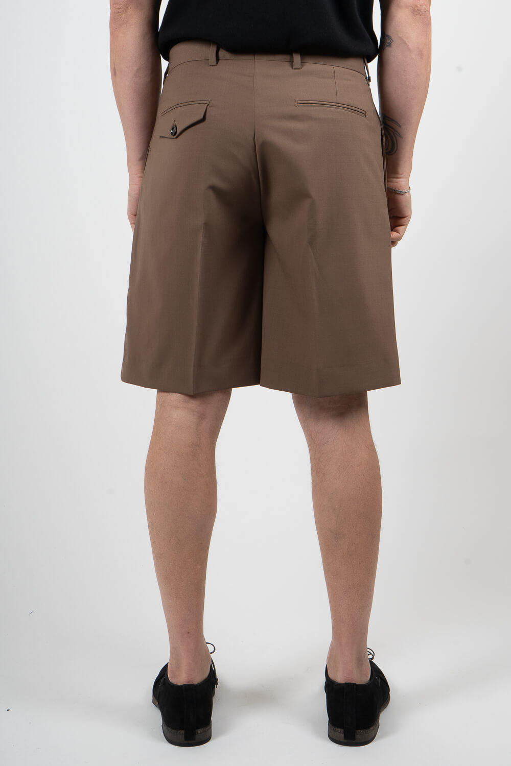 Ultrafine Cotton Nicolas Shorts Brown