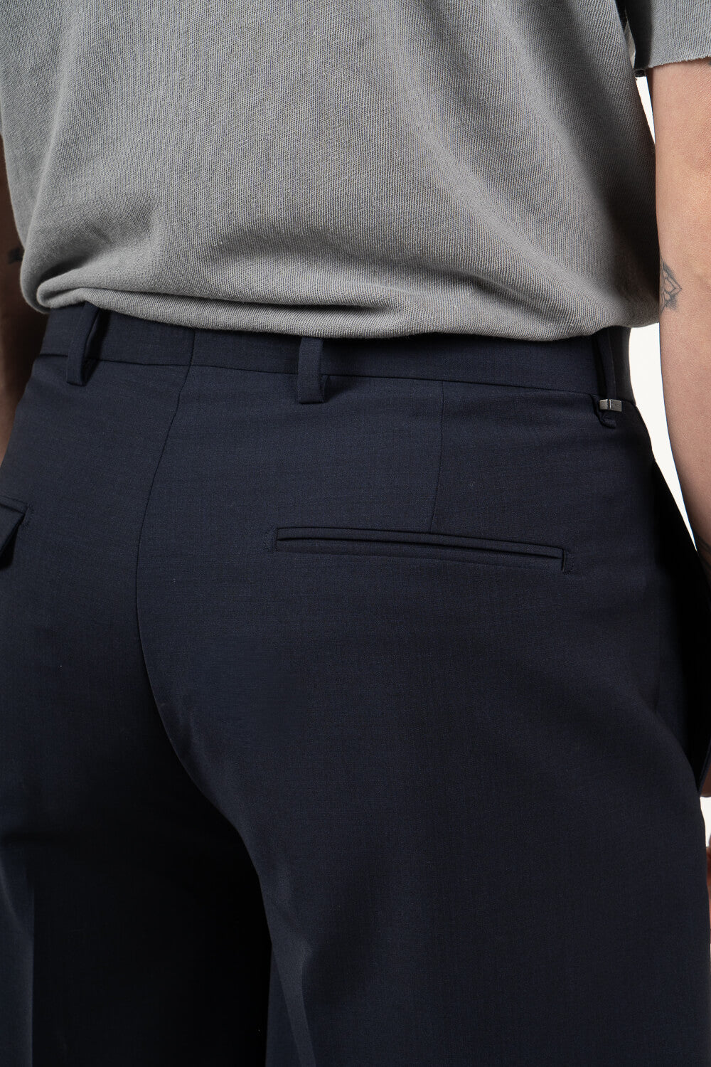 Ultrafine Cotton Nicolas Shorts Navy