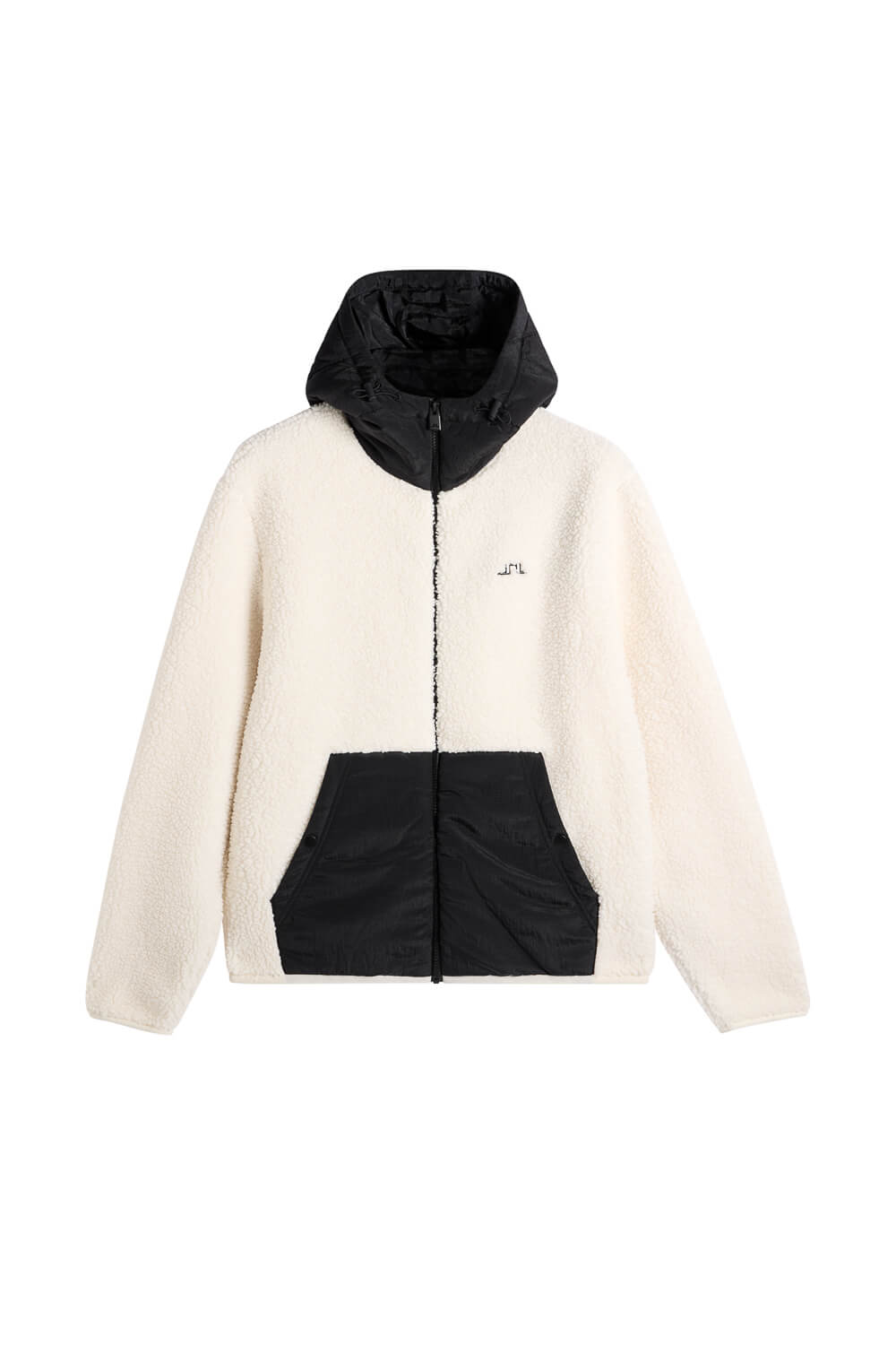 Varek Hybrid Zip Hood Jacket Cream