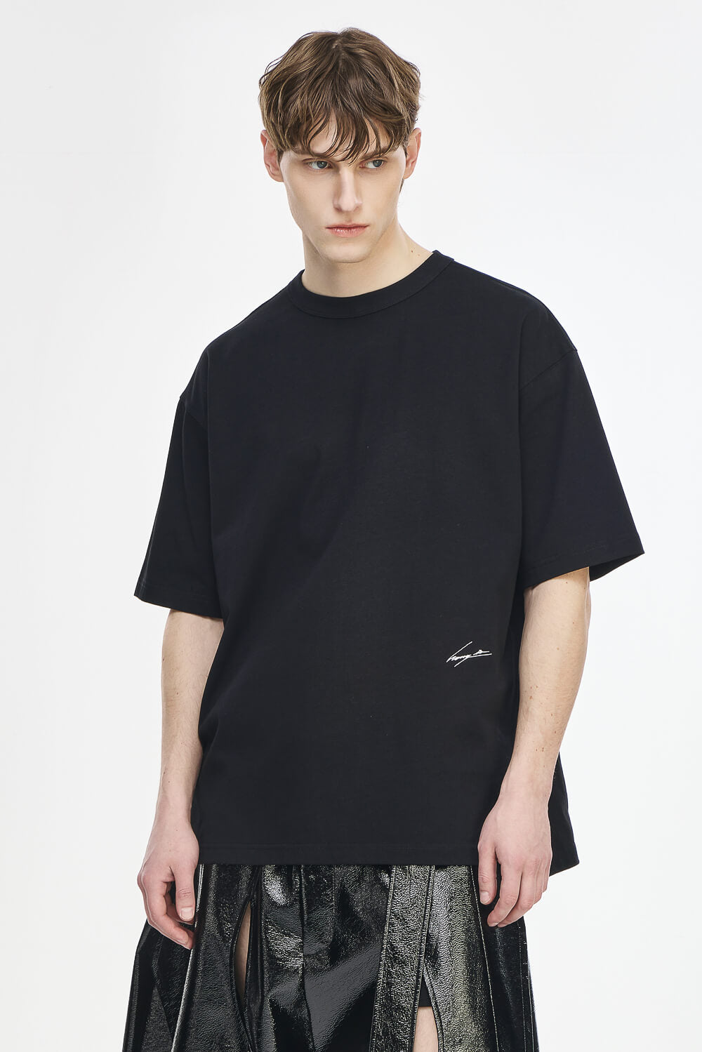 Vermillion Painted T-Shirt Black
