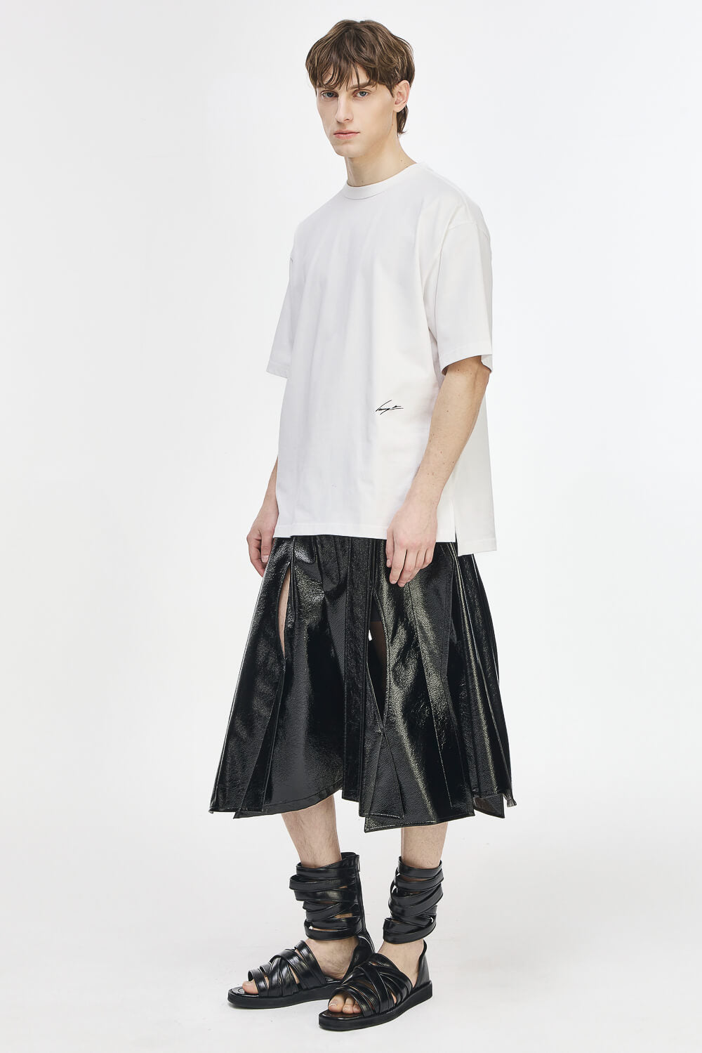 Vermillion Painted T-Shirt White