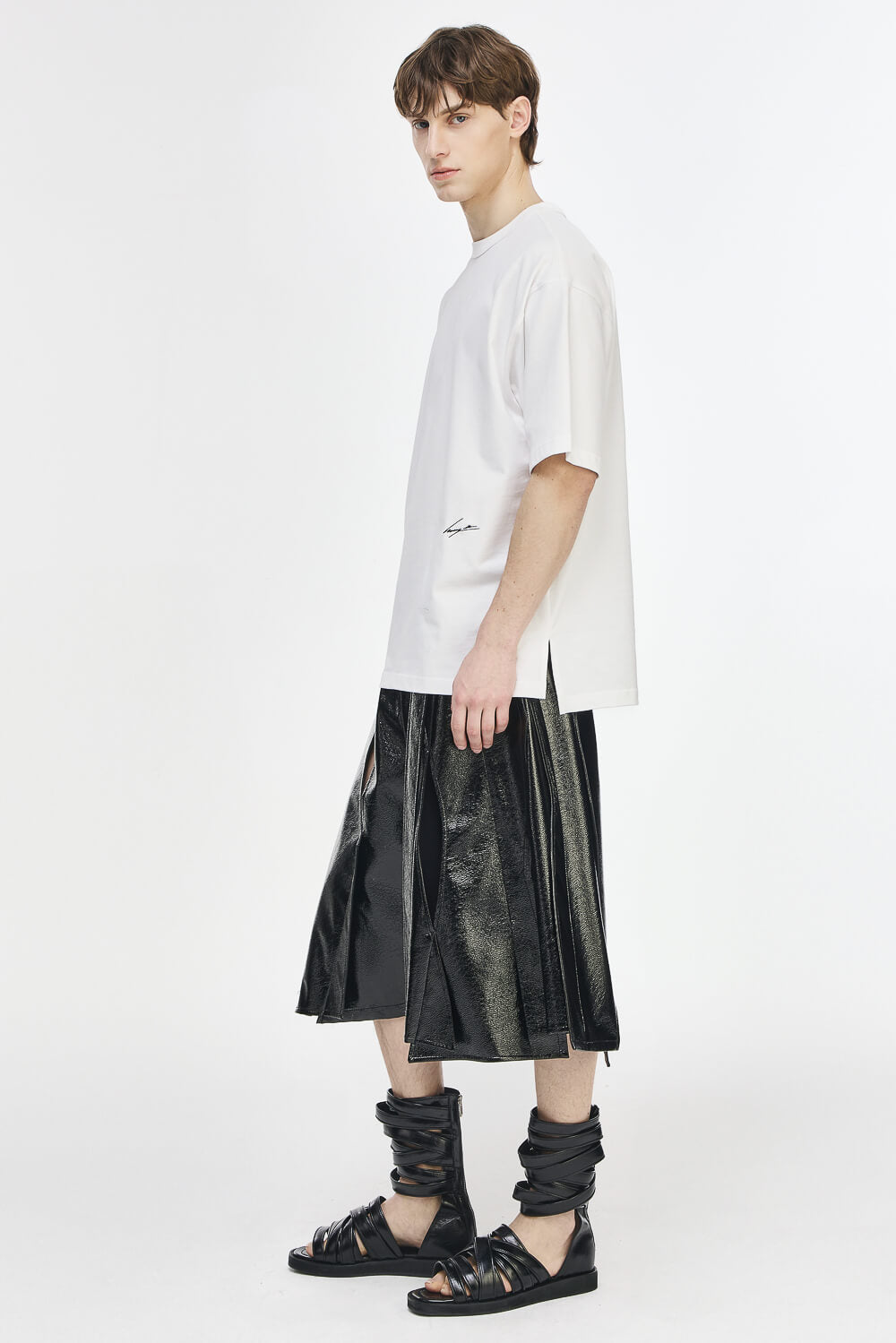 Vermillion Painted T-Shirt White