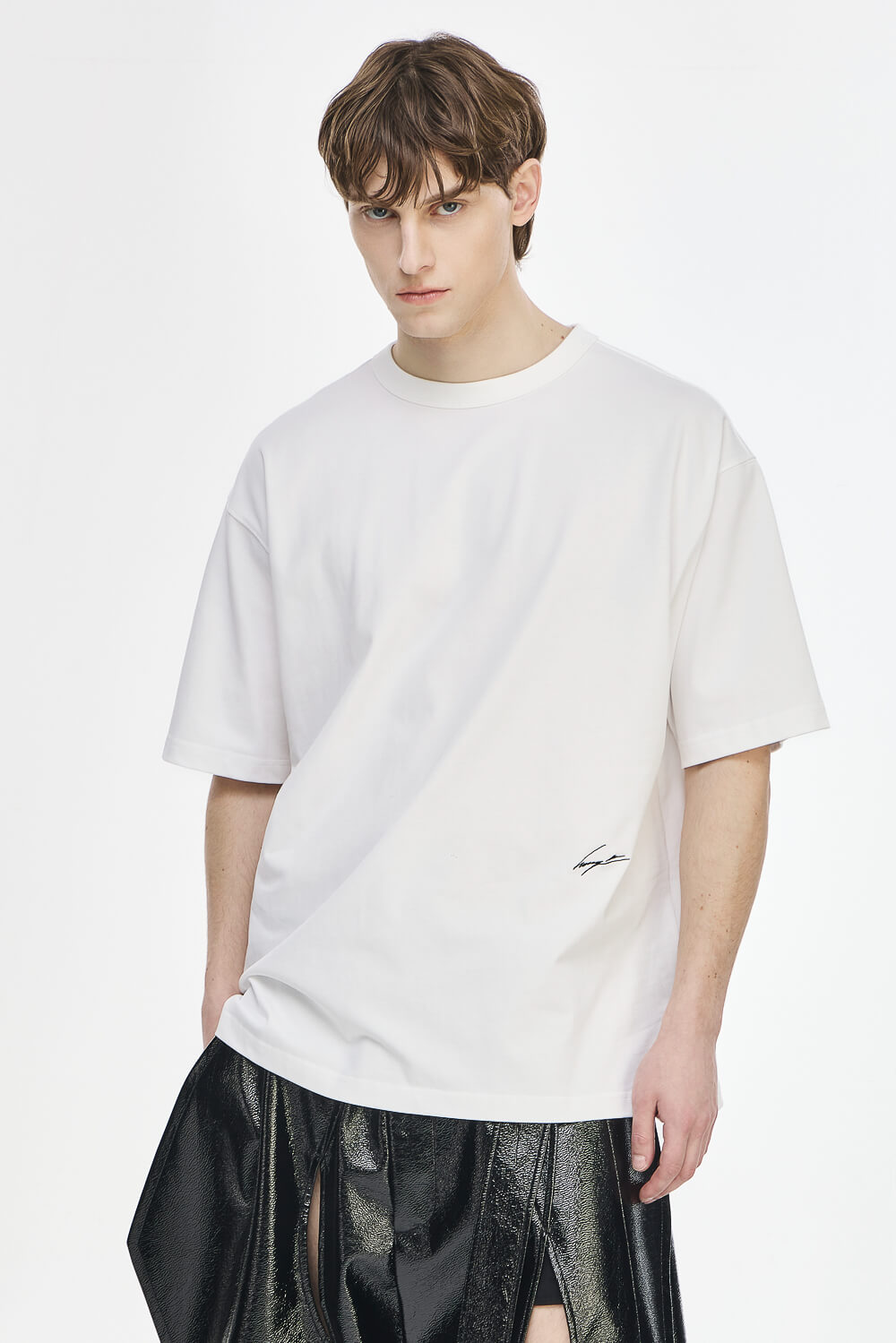 Vermillion Painted T-Shirt White