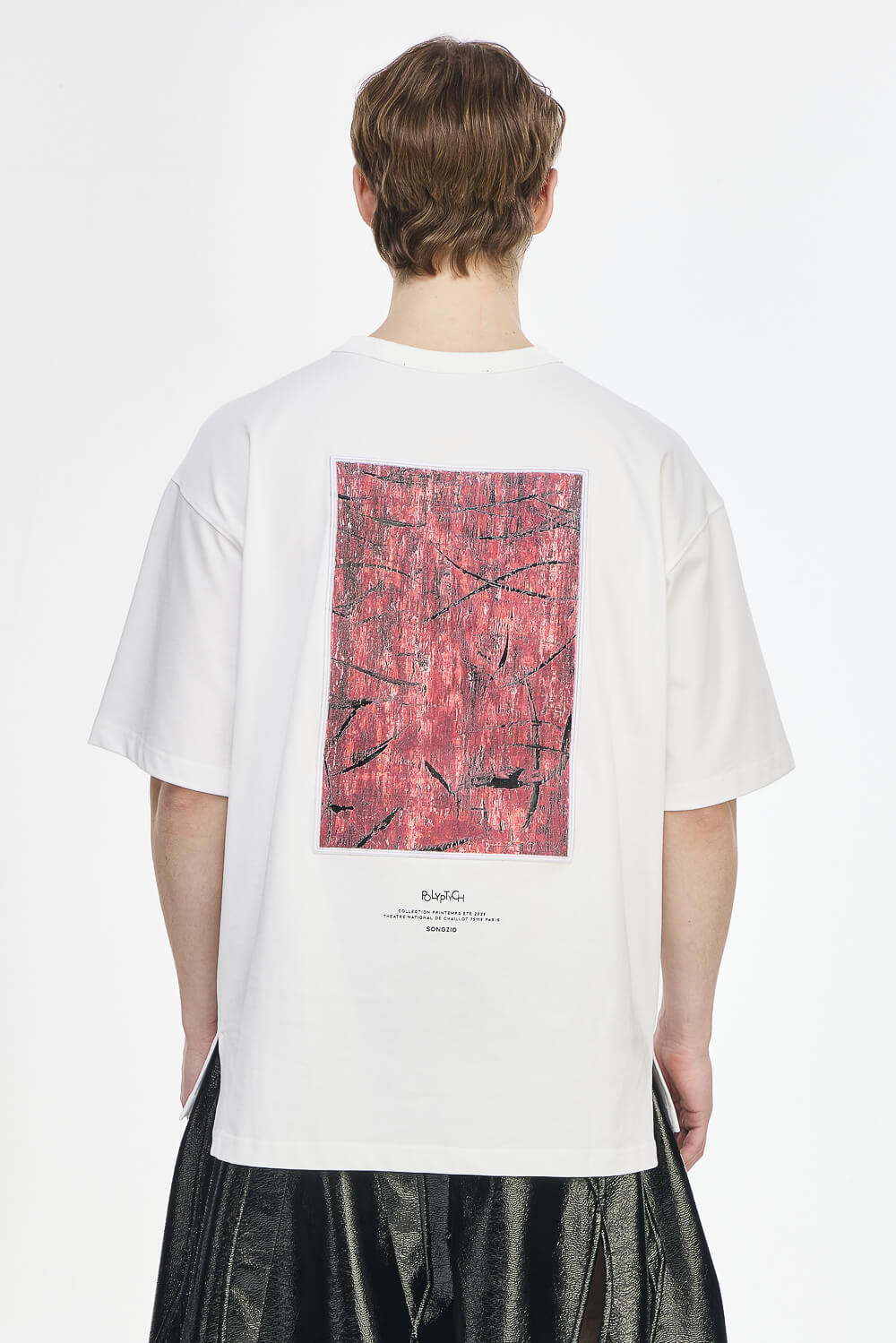 Vermillion Painted T-Shirt White