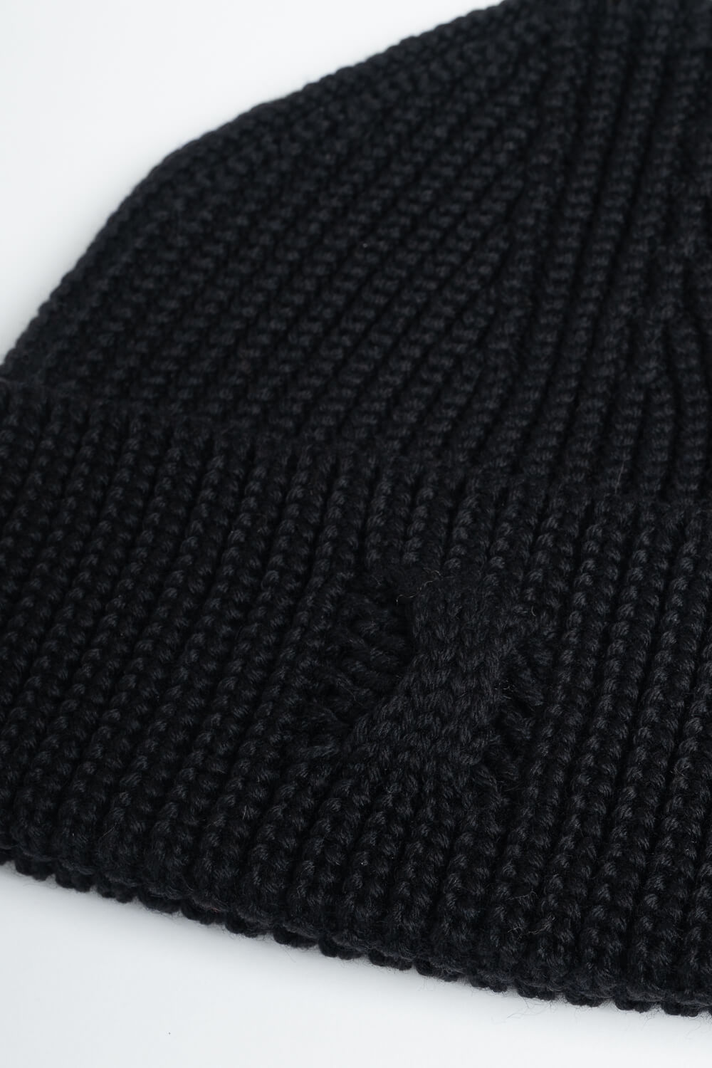 Virgin Wool Beanie Black