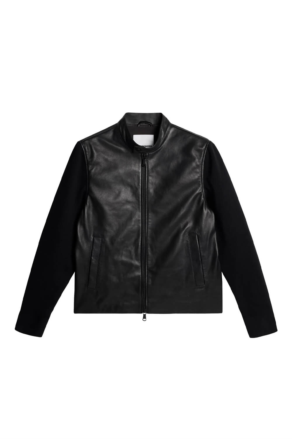 Wade Leather Hybrid Jacket Black