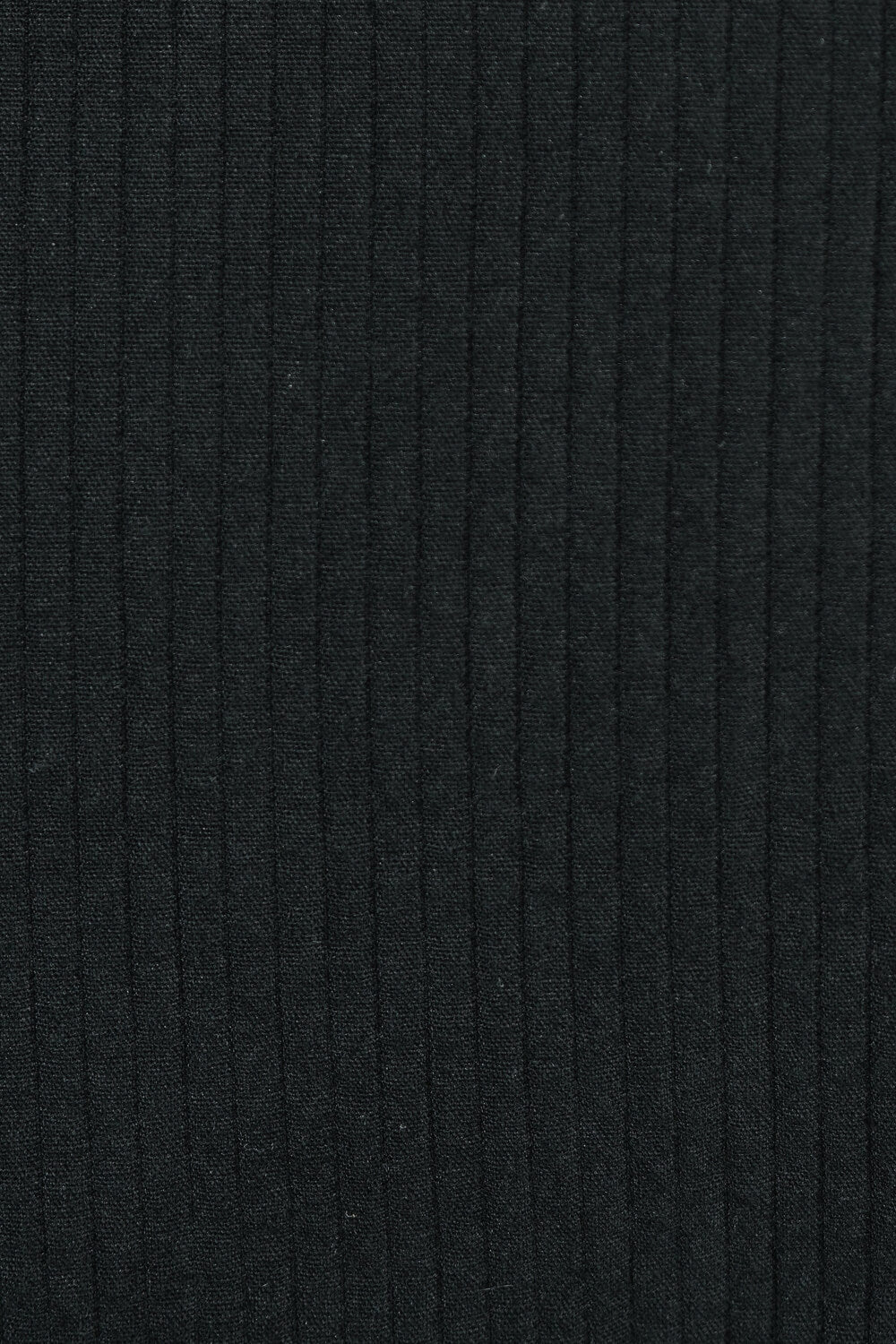 Zipper High Neck Jacket Black