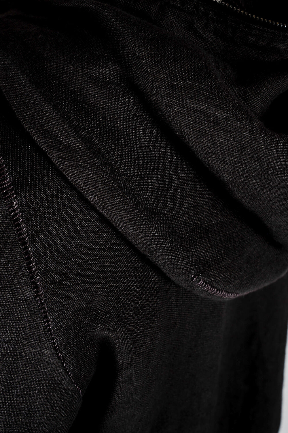 Zippyhood Linen Jacket Black