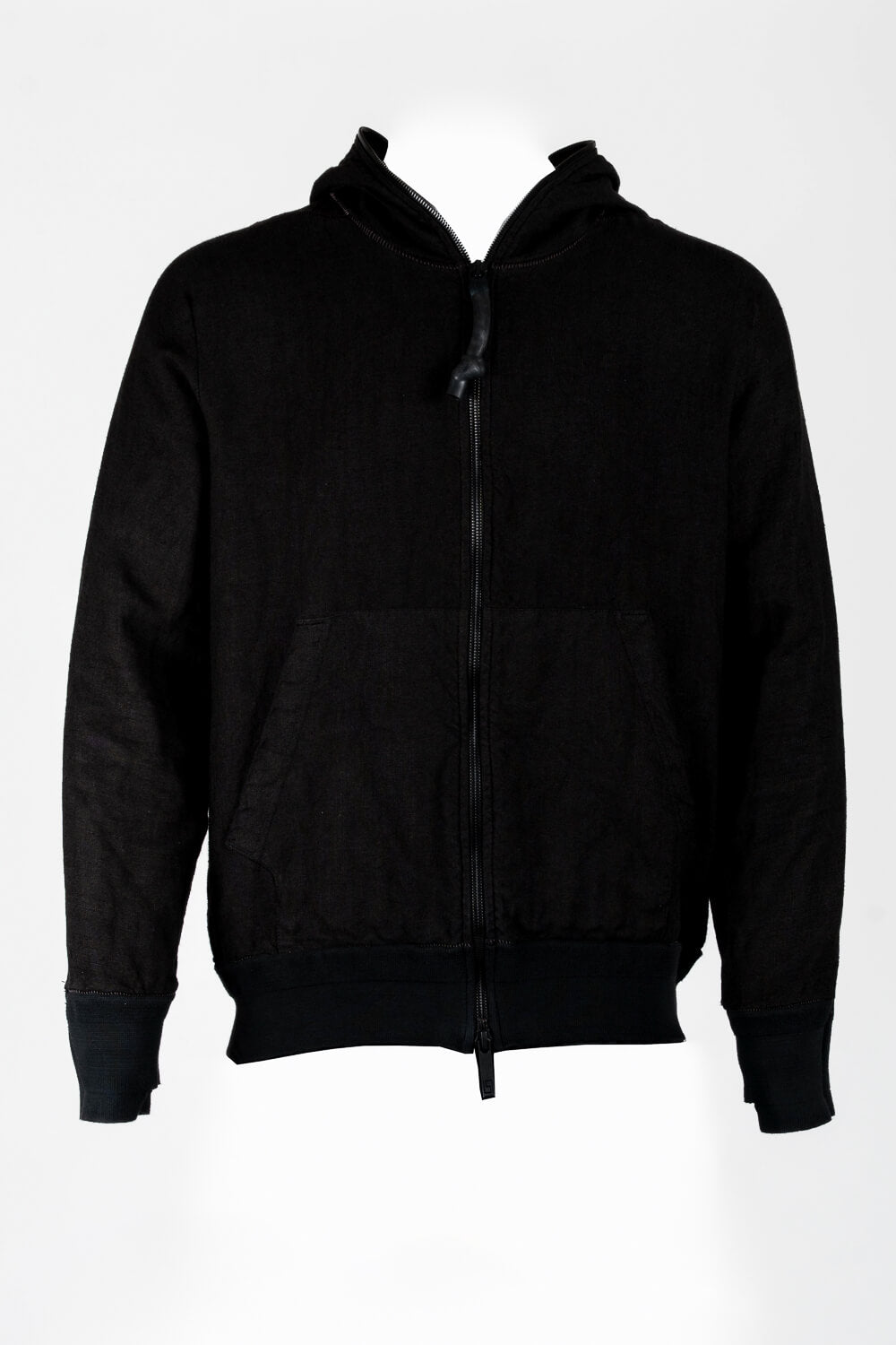 Zippyhood Linen Jacket Black
