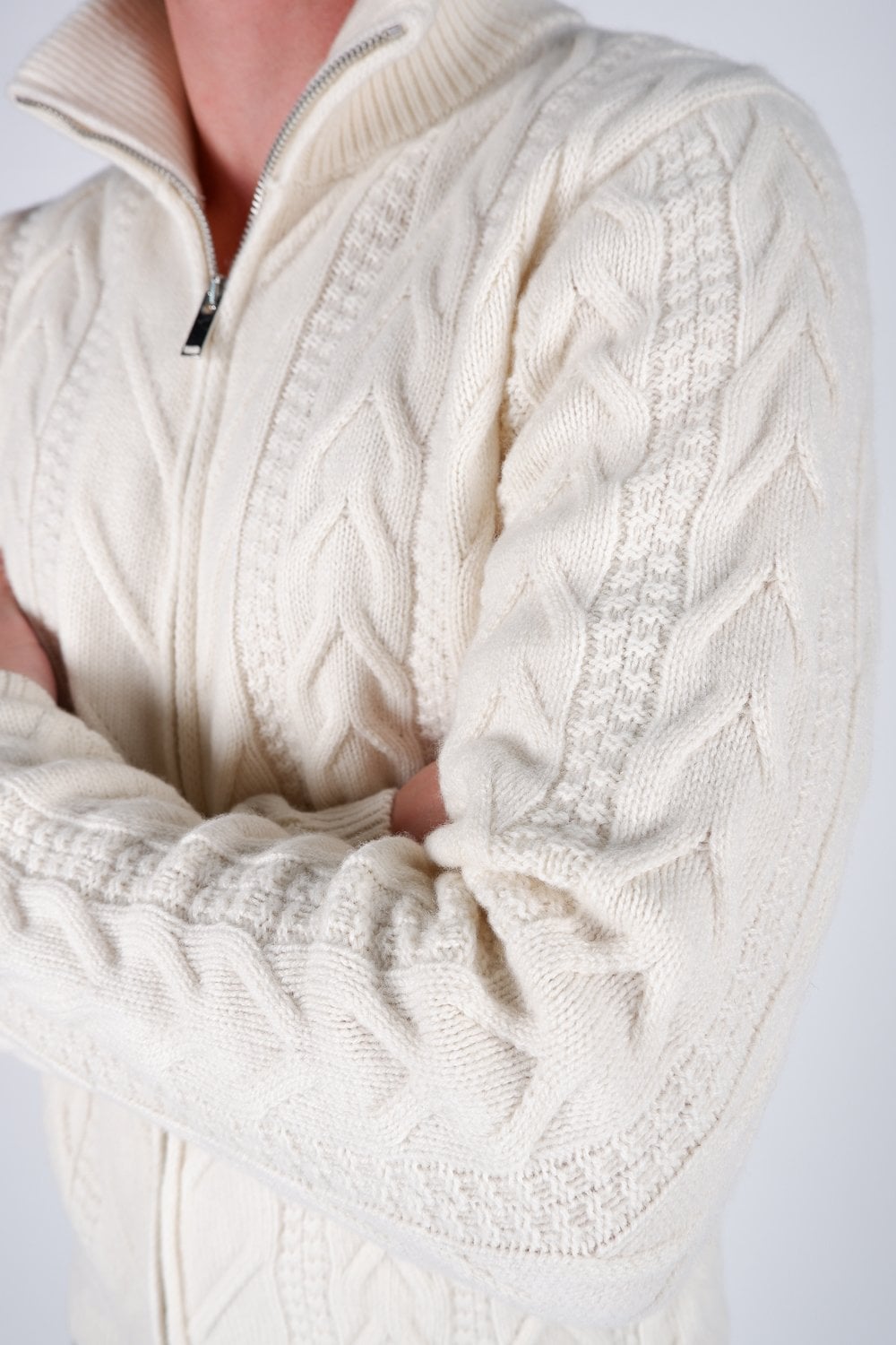 Buy the Daniele Fiesoli Zip UP Wool Cardigan in Cream at Intro. Spend £50 for free UK delivery. Official stockists. We ship worldwide.