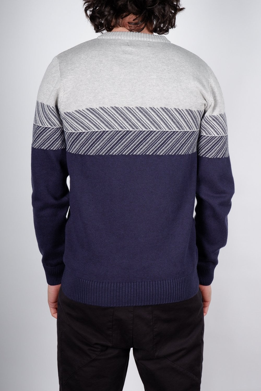 Buy the Remus Uomo 58657 Crew Neck Sweater in Navy/Grey at Intro. Spend £50 for free UK delivery. Official stockists. We ship worldwide.