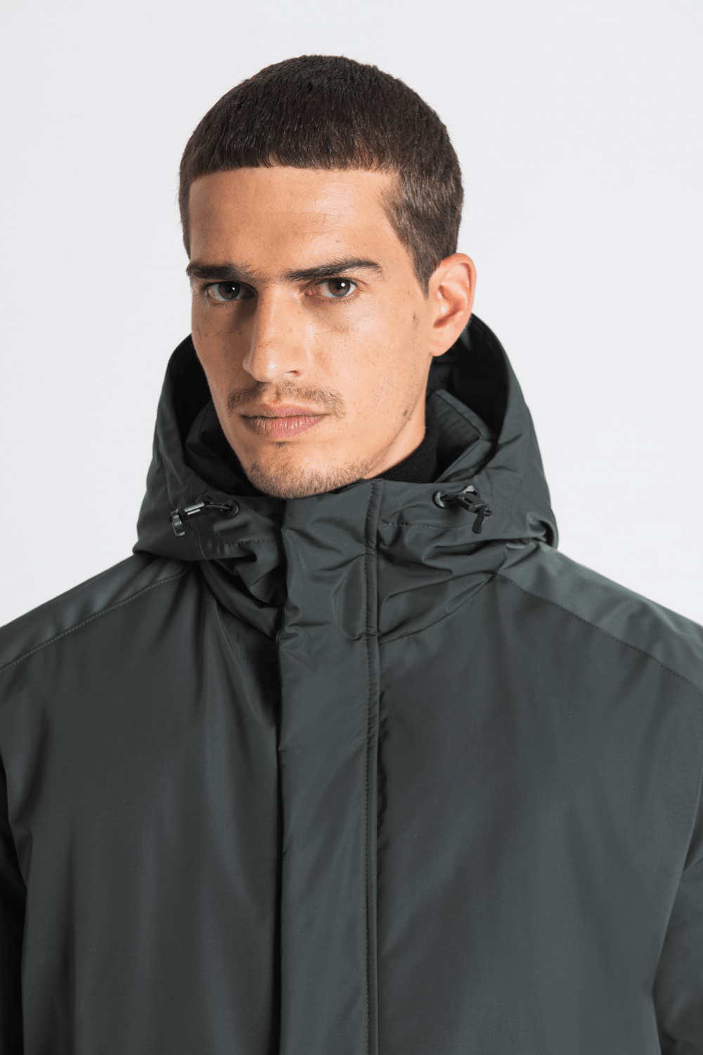 Buy the Antony Morato Long Hooded Panel Jacket in Khaki at Intro. Spend £50 for free UK delivery. Official stockists. We ship worldwide.