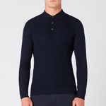 Buy the Remus Uomo Merino Wool-Blend L/S Knitted Polo Navy at Intro. Spend £50 for free UK delivery. Official stockists. We ship worldwide.