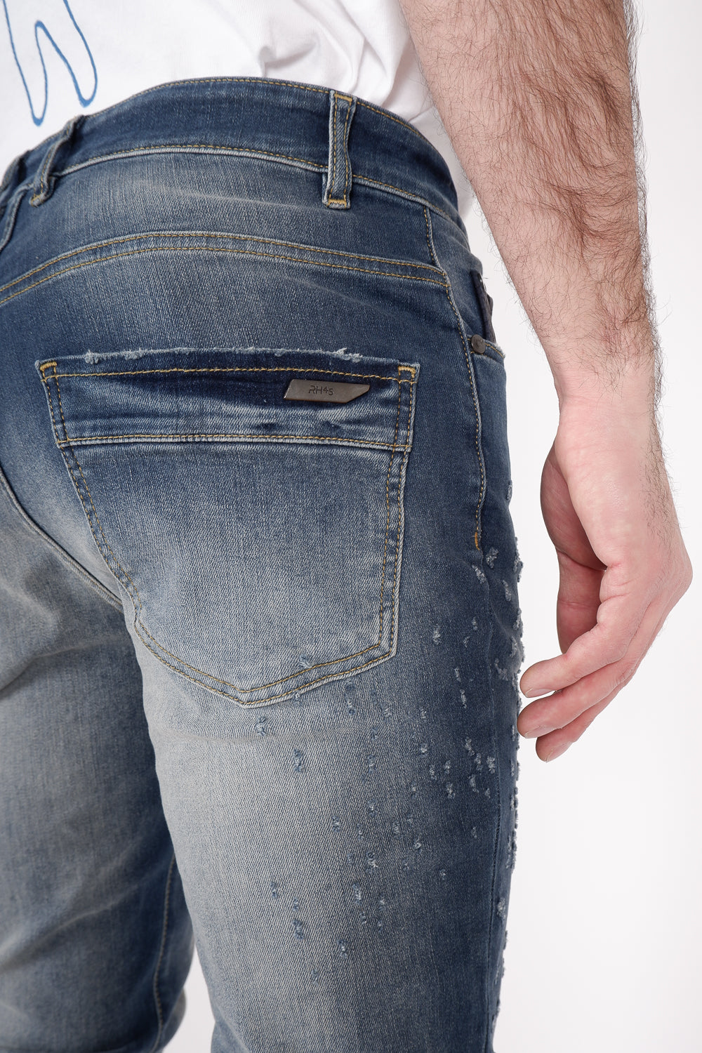 Buy the RH45 Eldorado ND06-M Jean in Blue at Intro. Spend £50 for free UK delivery. Official stockists. We ship worldwide.