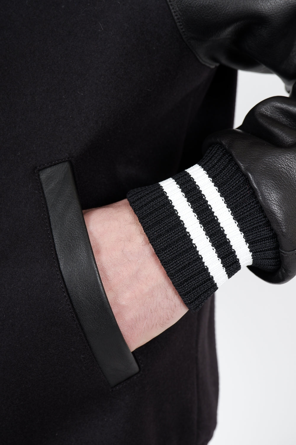 Buy the PT Torino Leather Arm Varsity Jacket Black at Intro. Spend £50 for free UK delivery. Official stockists. We ship worldwide.