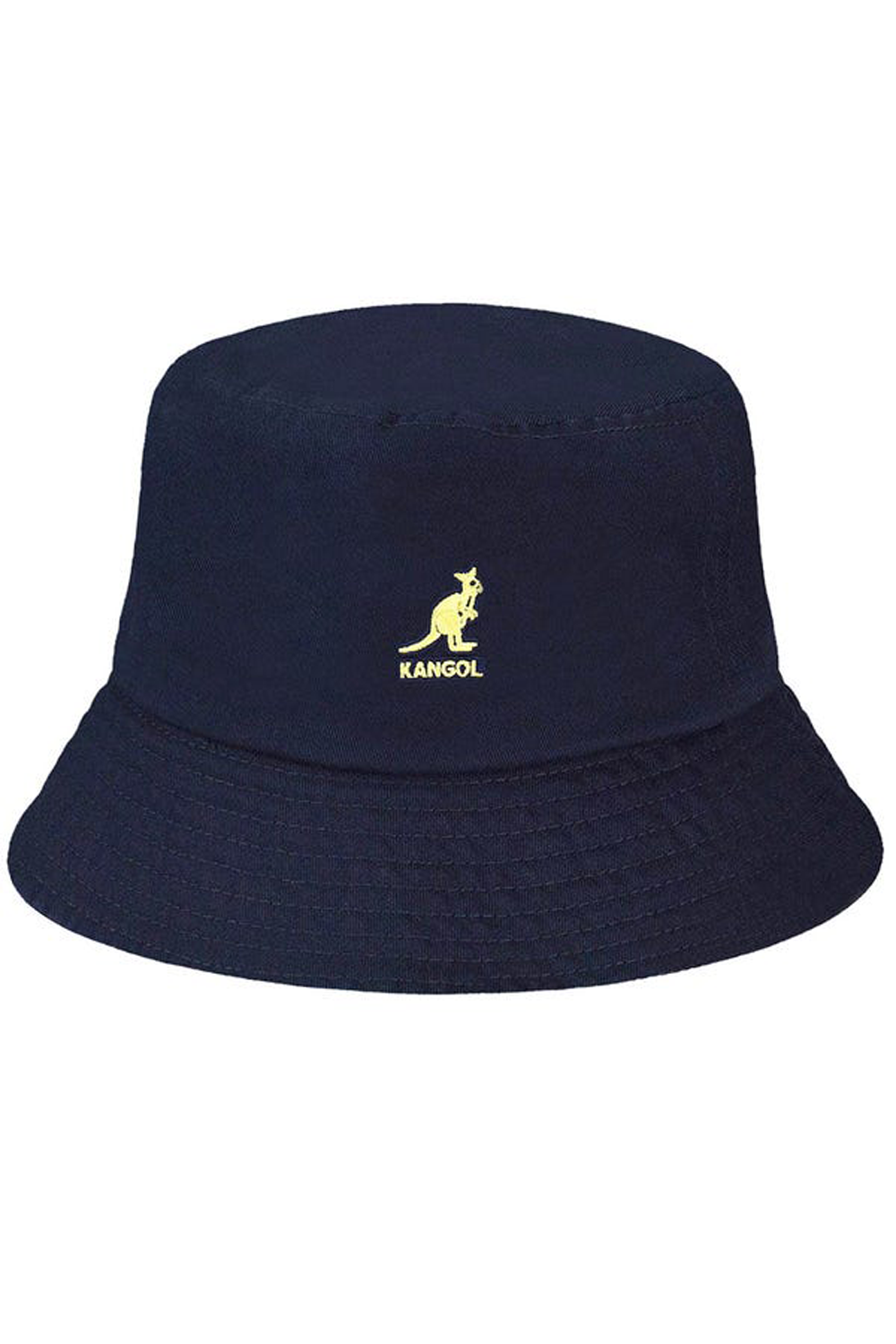 Kangol Washed Bucket Hat Navy Intro INTRO