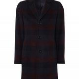 Buy the Remus Uomo Checked Overcoat Burgundy at Intro. Spend £50 for free UK delivery. Official stockists. We ship worldwide.