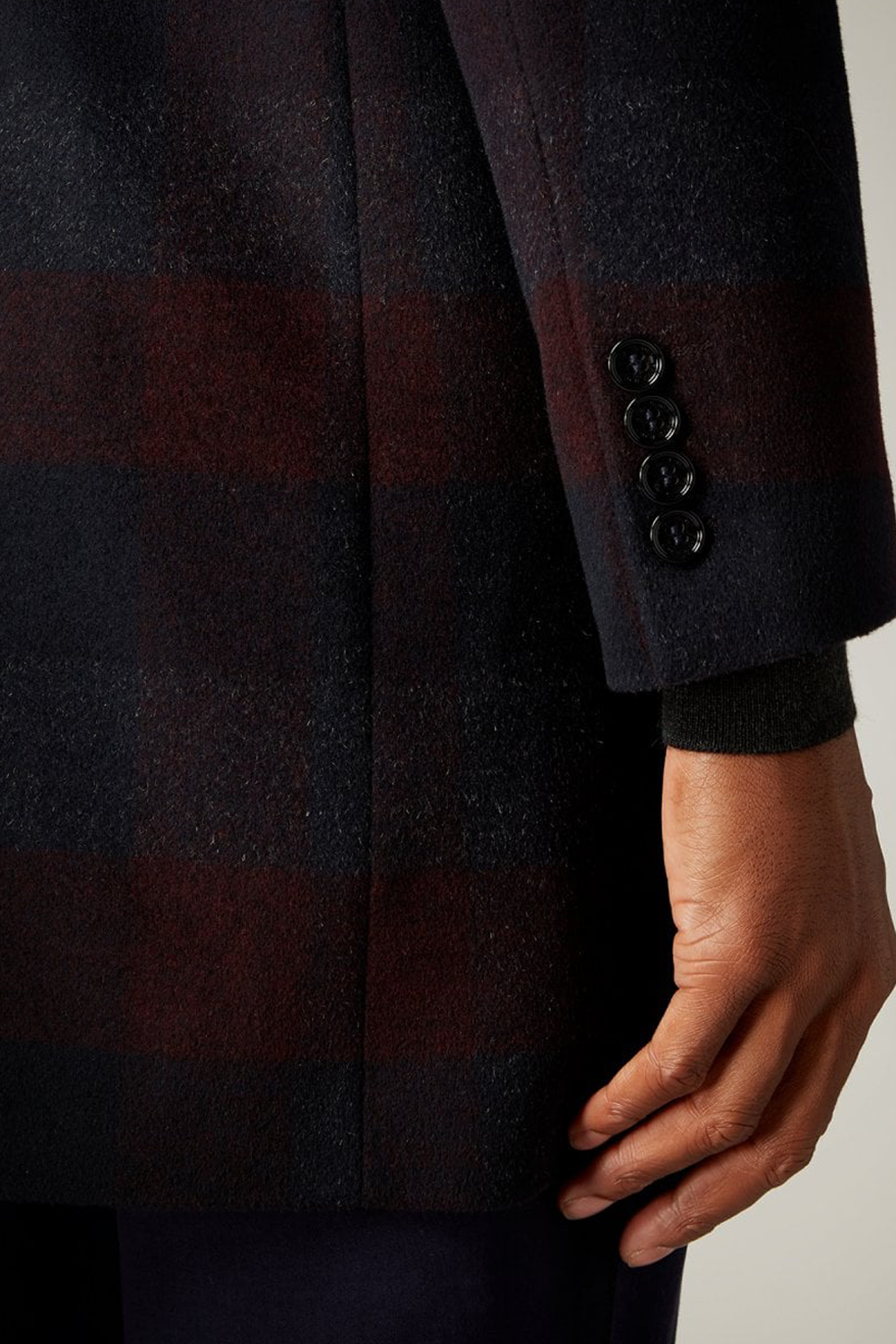 Buy the Remus Uomo Checked Overcoat Burgundy at Intro. Spend £50 for free UK delivery. Official stockists. We ship worldwide.