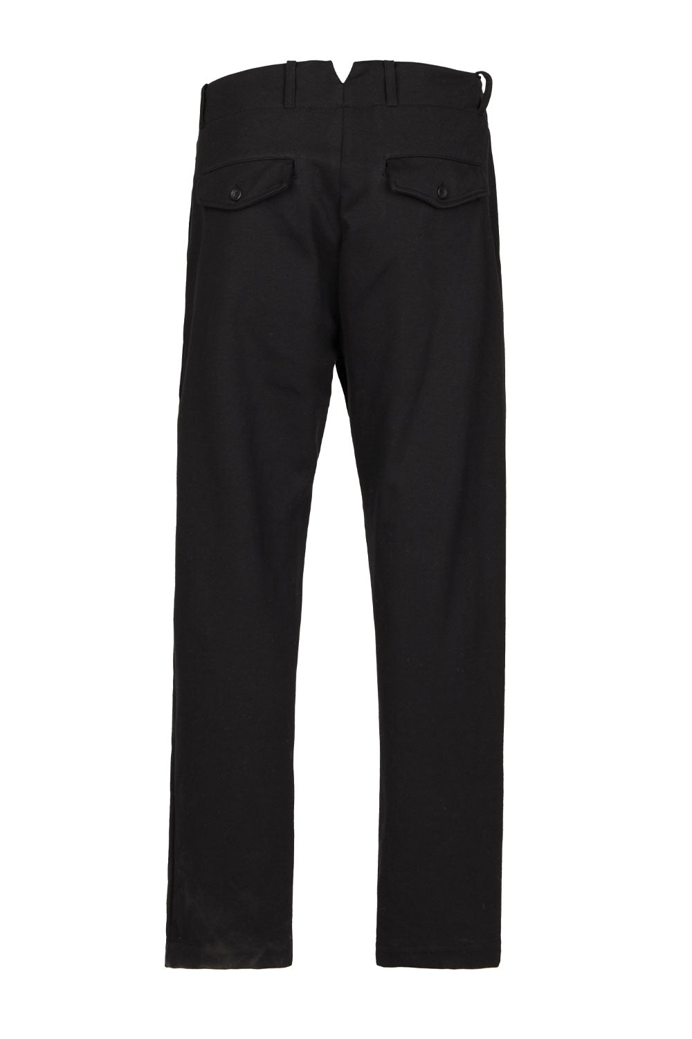 Regular Fit Moleskin Trousers Black