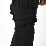 Cotton Stretch Trousers Black