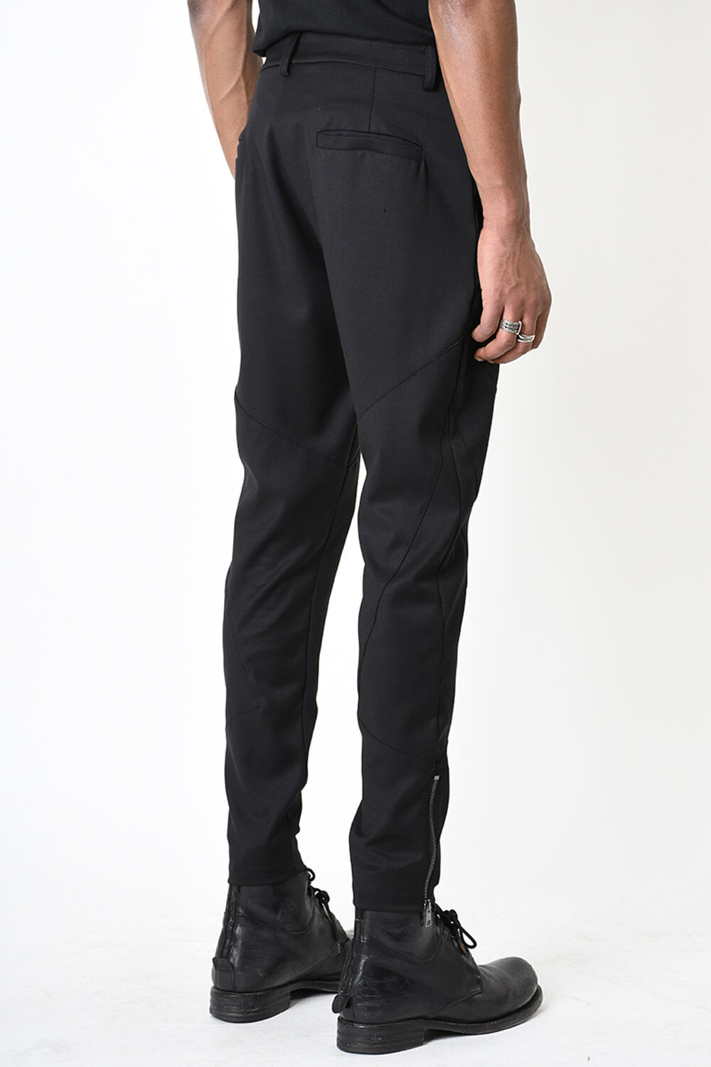 Regular Fit Fluido Stretch Trousers Black