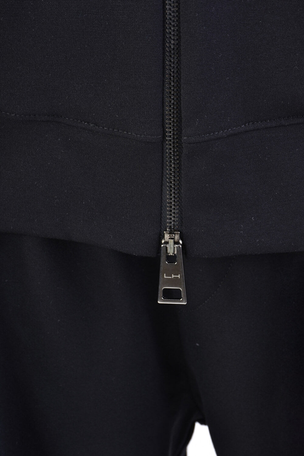 Zip-Up Bomber Jacket Black