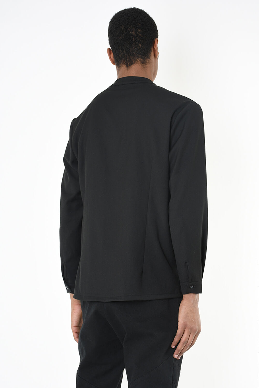 Regular Fit Stretch Shirt Black