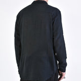 Gauze Cotton Shirt Black