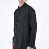 Gauze Cotton Shirt Black