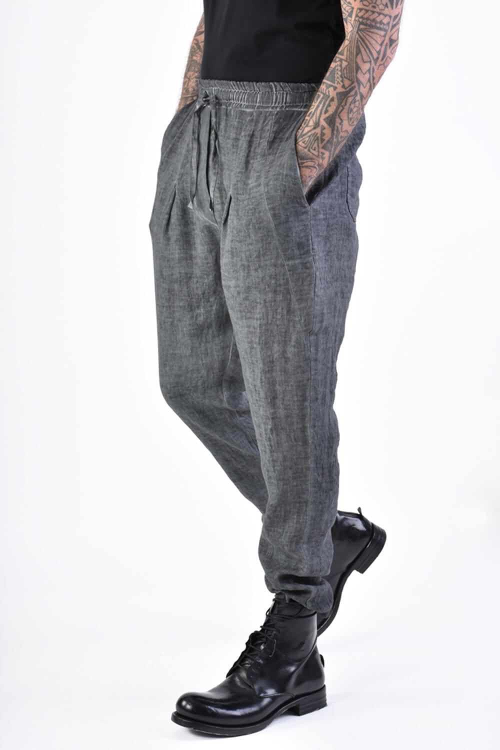 Linen Pants Grey