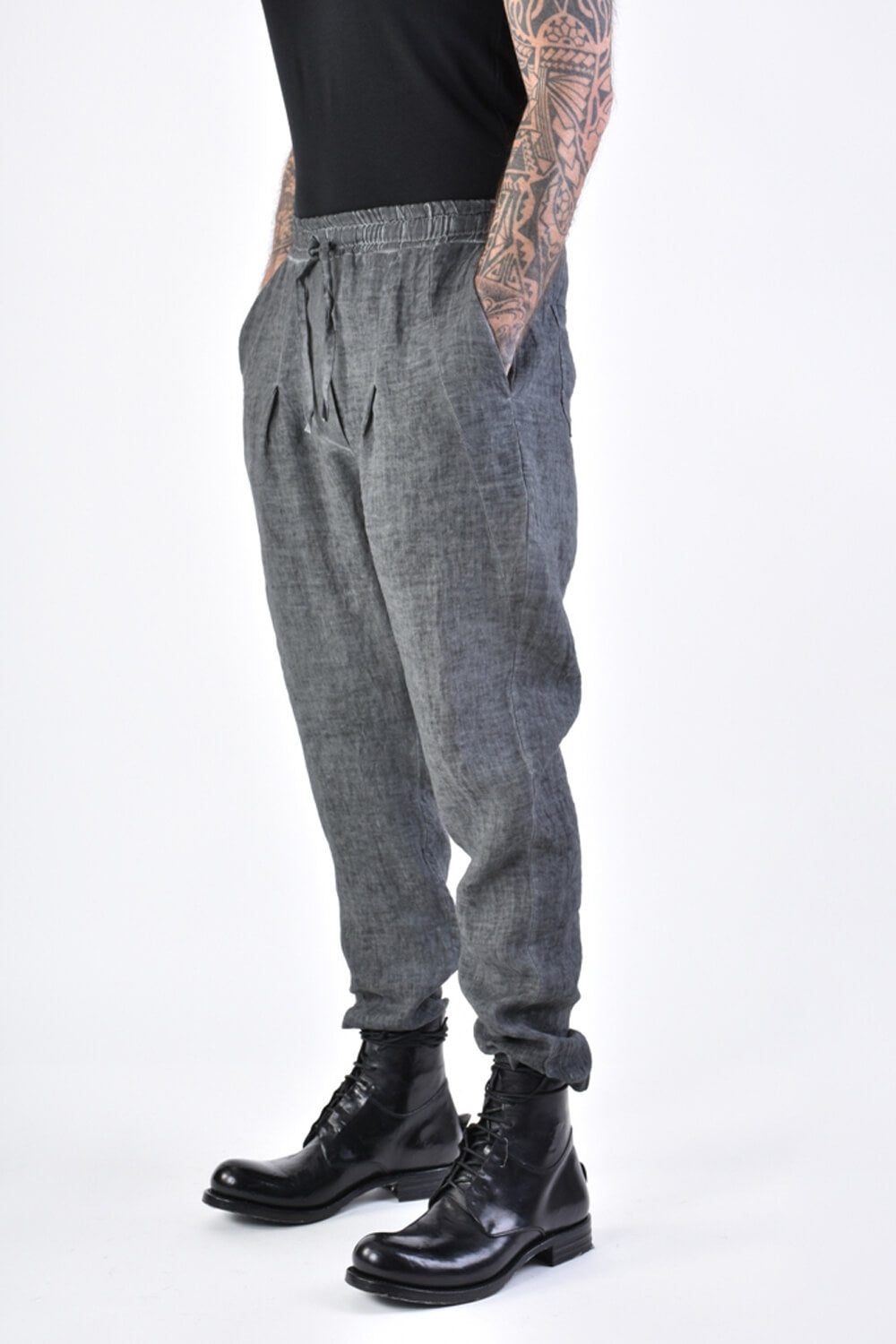 Linen Pants Grey