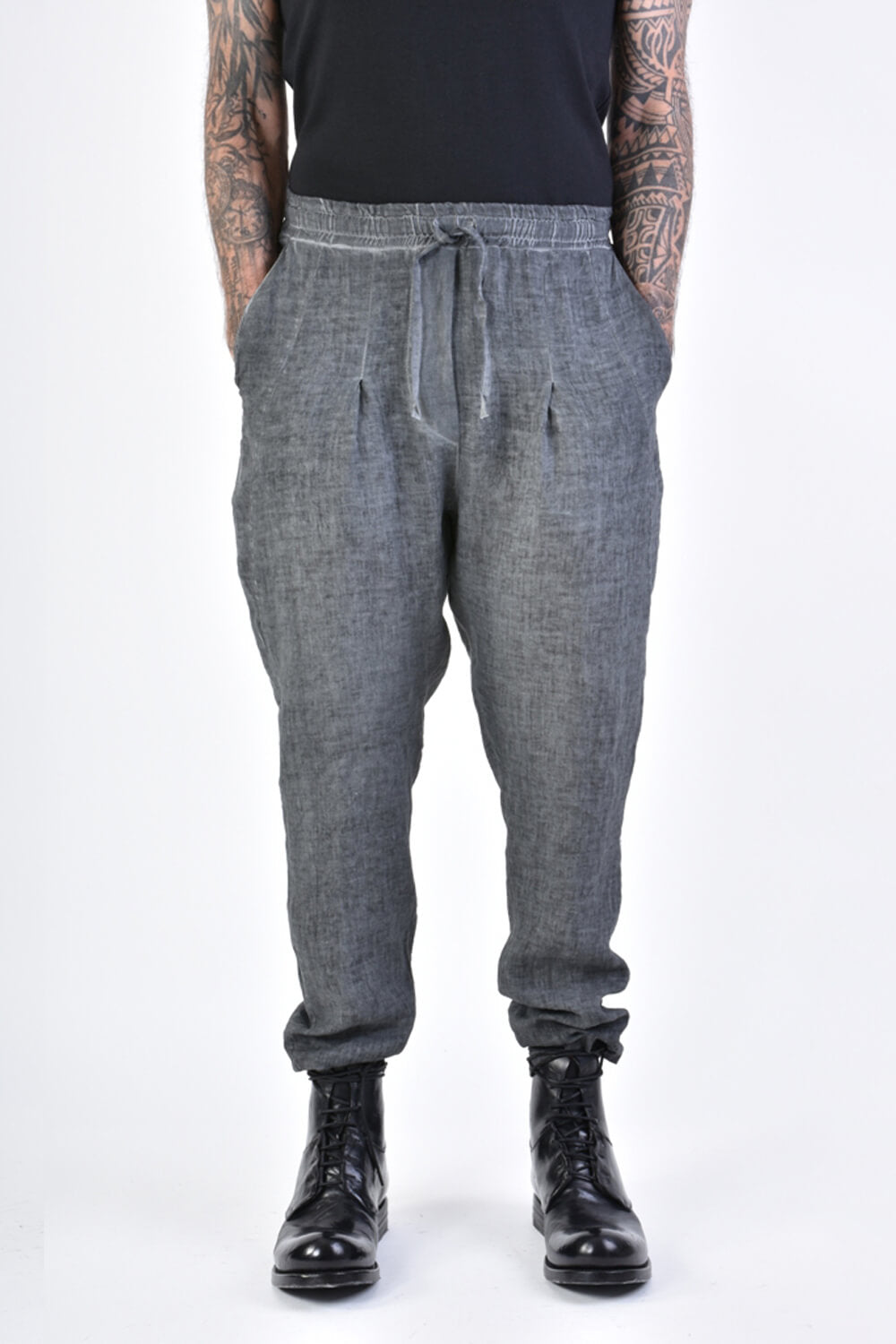 Linen Pants Grey