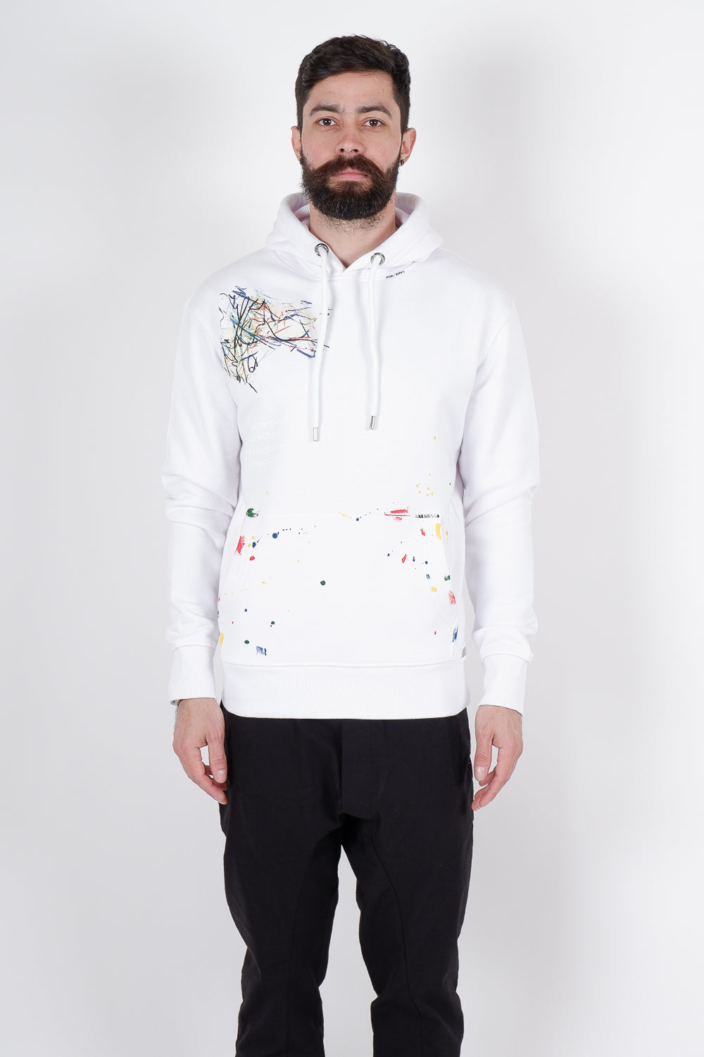 Buy the ABE Abstract Hoodie in White at Intro. Spend £50 for free UK delivery. Official stockists. We ship worldwide.