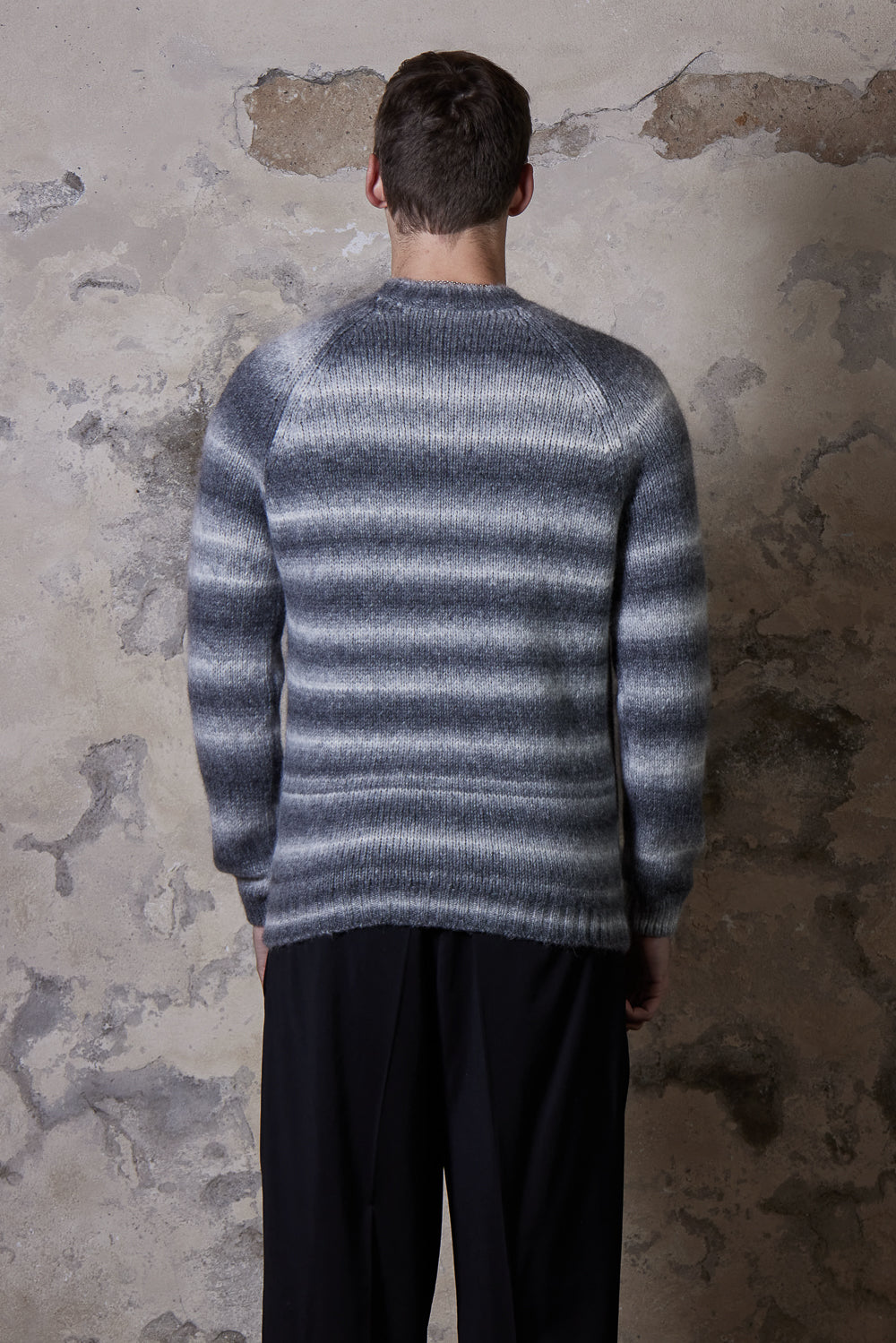 Buy the Daniele Fiesoli Alpaca Stripe Fade Sweatshirt in Grey/White at Intro. Spend £50 for free UK delivery. Official stockists. We ship worldwide.