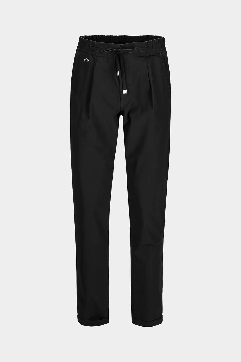 Alvise Tecs Water Wash Drawstring Trouser Black