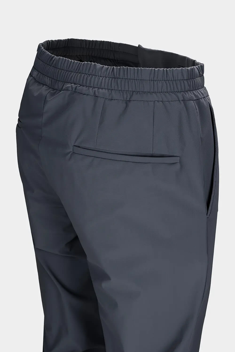 Alvise Tecs Water Wash Drawstring Trouser Grey
