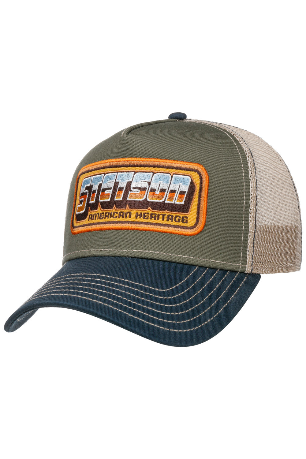 Buy the Stetson American Heritage Patch Trucker Cap in Green at Intro. Spend £50 for free UK delivery. Official stockists. We ship worldwide.