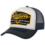 Buy the Stetson American Heritage Trucker Cap in Navy/White at Intro. Spend £50 for free UK delivery. Official stockists. We ship worldwide.Buy the Stetson American Heritage Trucker Cap in Navy/White at Intro. Spend £50 for free UK delivery. Official stockists. We ship worldwide.
