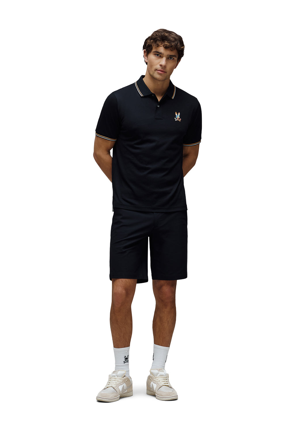 Ara Pique Polo T-Shirt Black