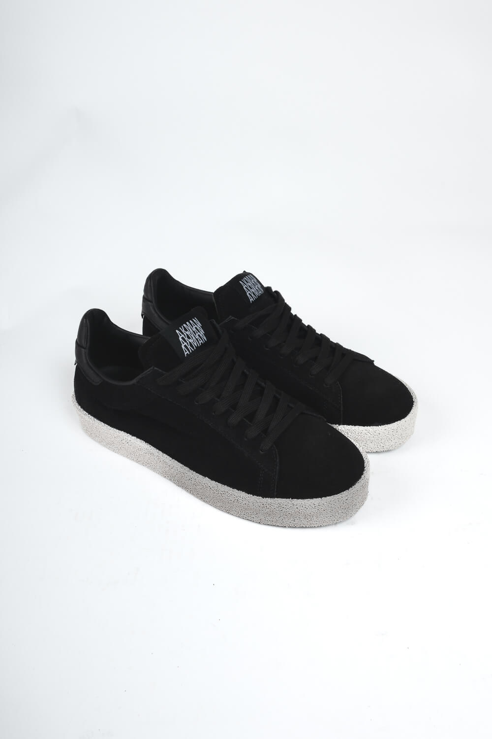 Ares Belen Black Suede Calf Sneakers Black/Grey
