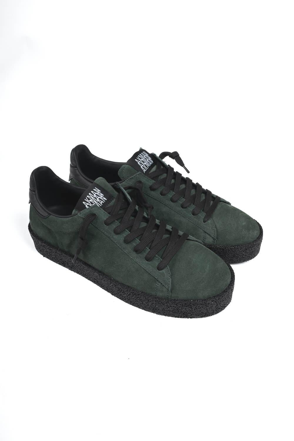 Ares Belen Foresta Suede Calf Sneakers Green/Black
