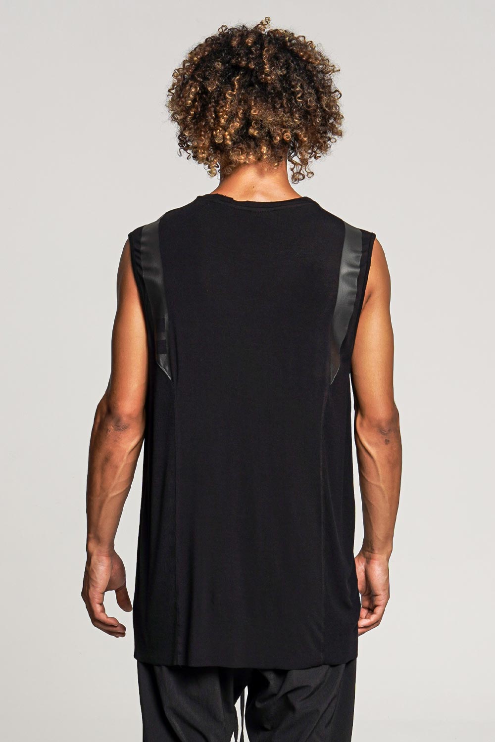 Bamboo Tank T-Shirt Black